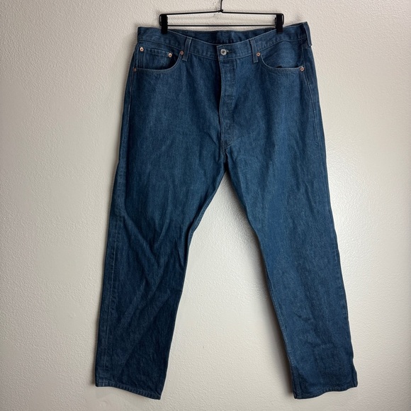 Levis 501 Vintage Denim Jeans Size 42X34 - Picture 1 of 11